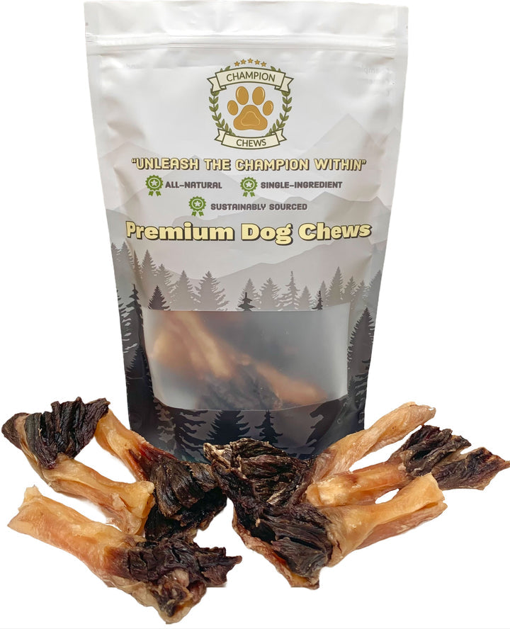 4-5 Inch Odor-Free Beef Tendons