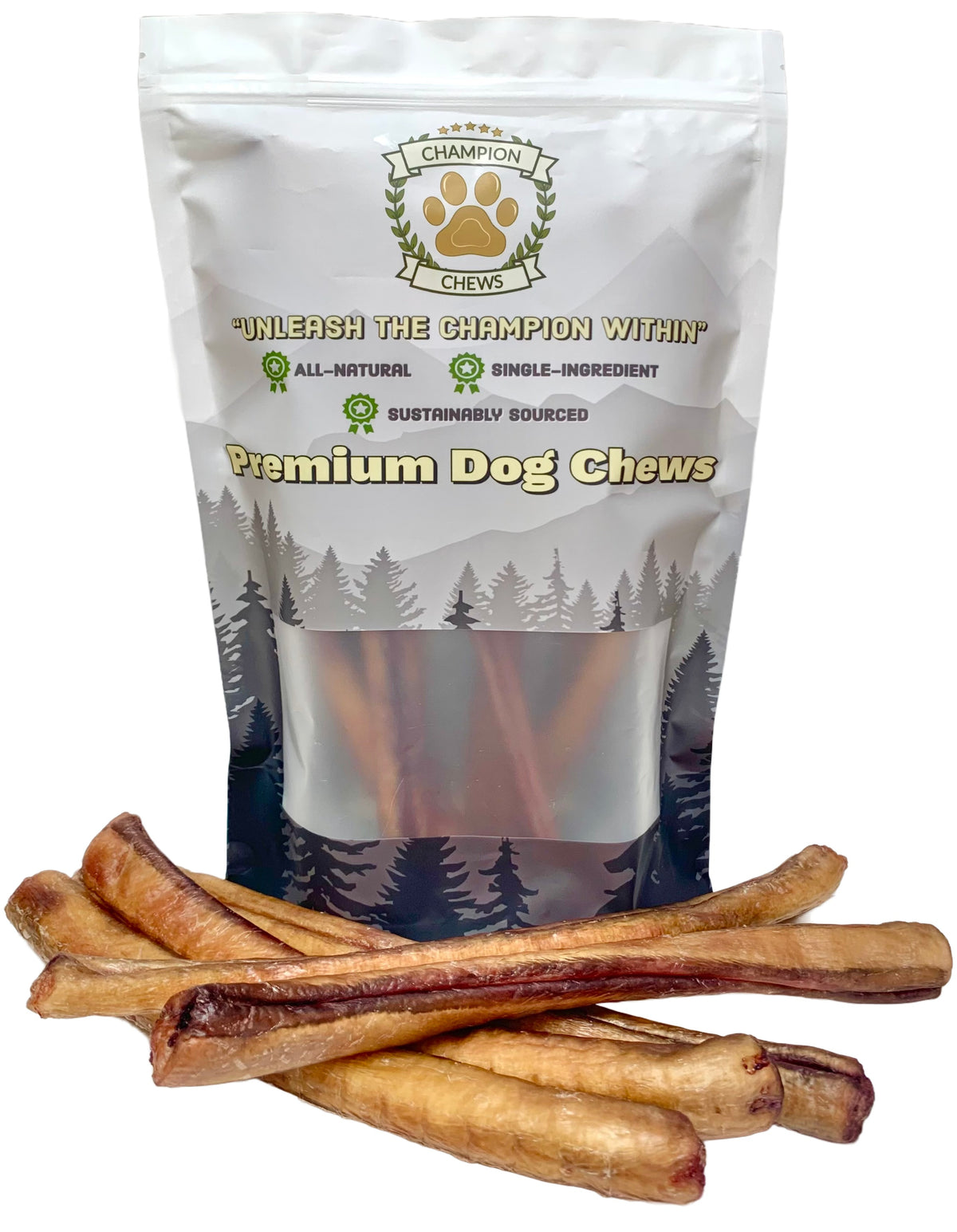 9-10 Inch Odor-Free Jumbo Bully Sticks