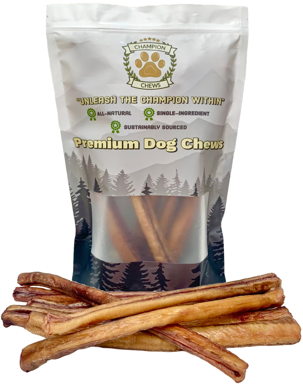 9-10 Inch Odor-Free Thick Bully Sticks